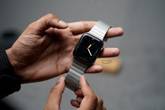 Titanium TB4 Link Strap For Apple Watch 46/45/44 MM Series 10/9/8/7/6/5/4/Se/Se2Gen